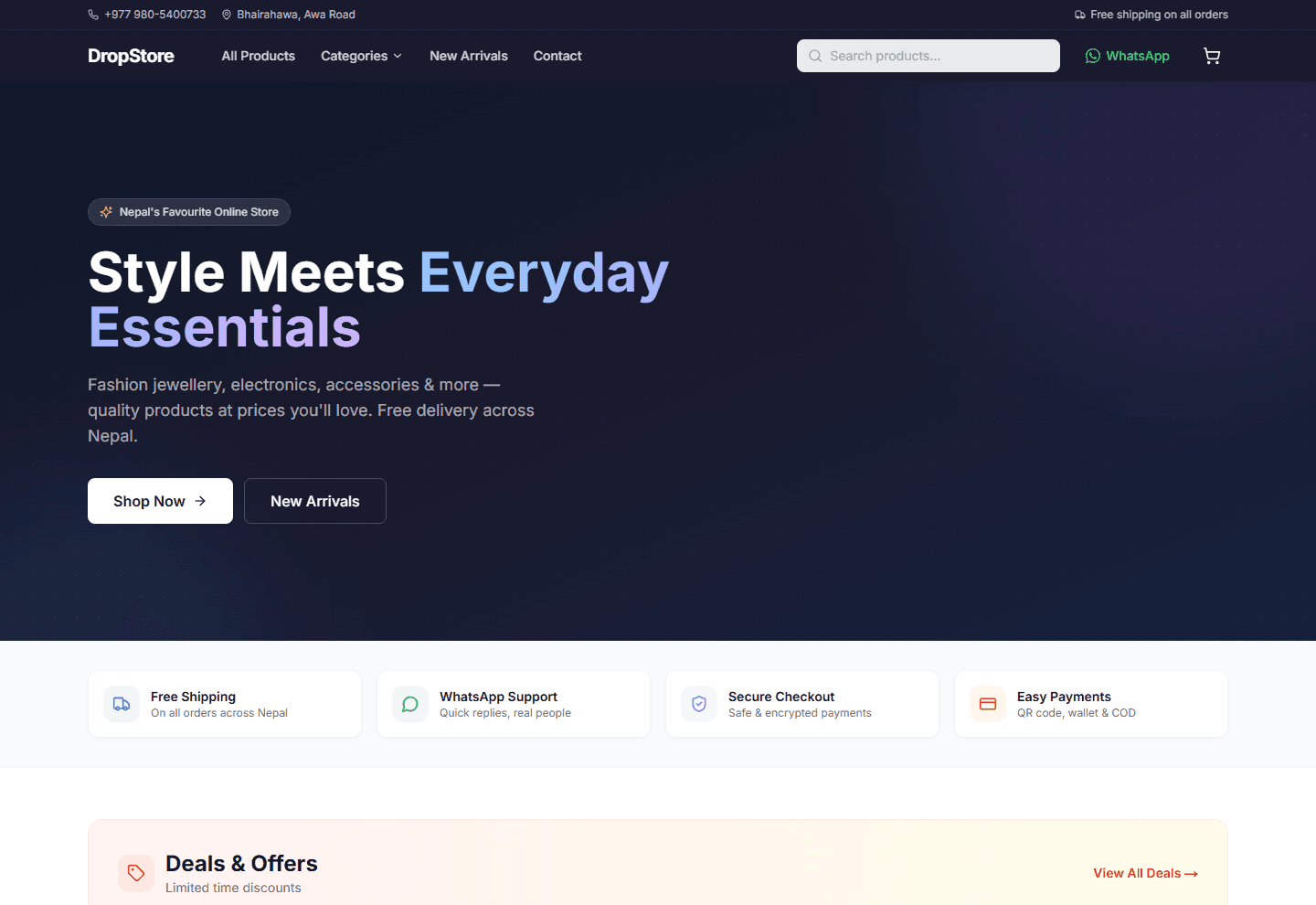 DropStore — built by Digipahad